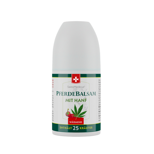 Balsam de cal încălzitor cu cânepă ROLL-ON