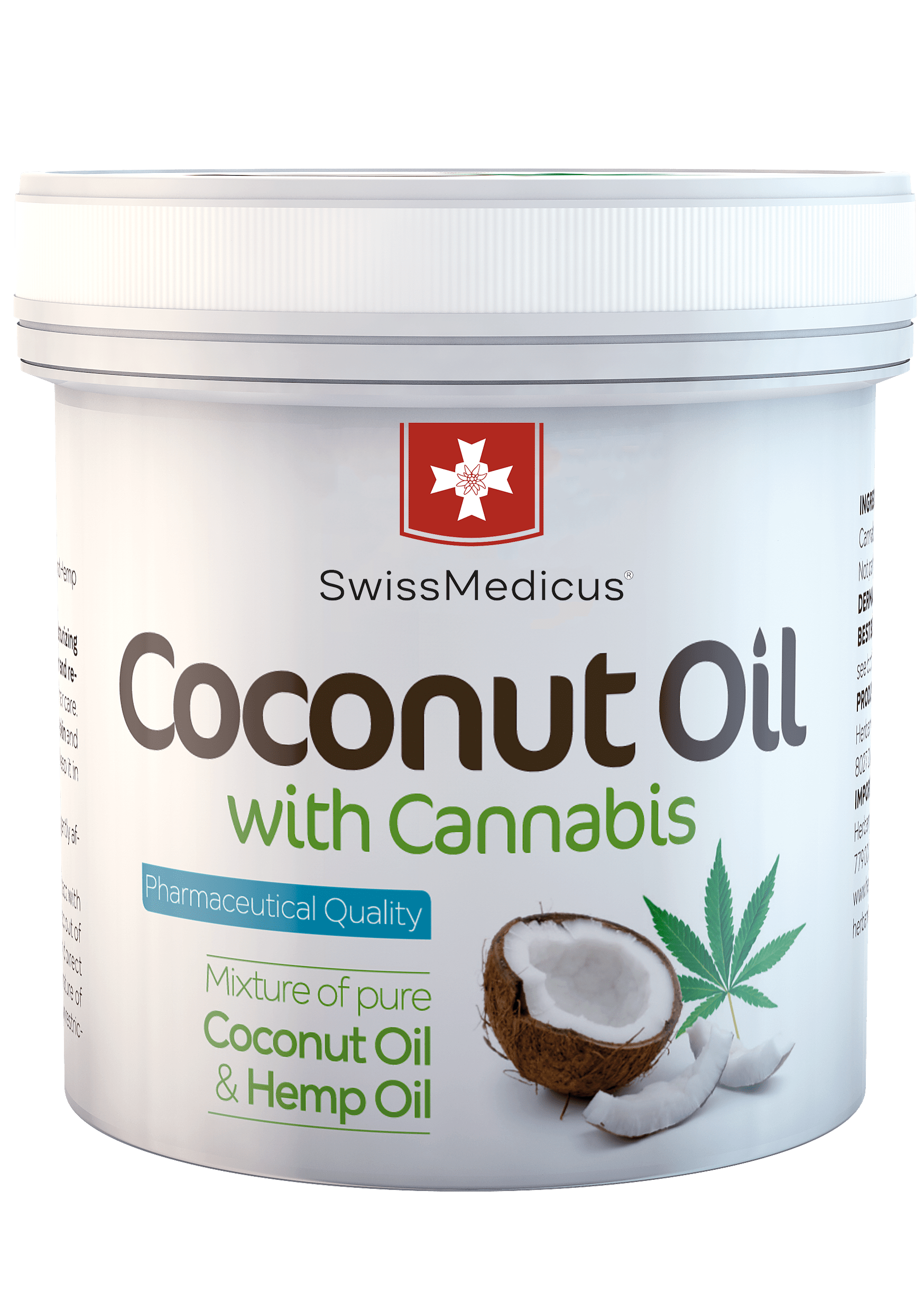 Ulei de nucă de cocos cu cânepă pentru piele 250 ml