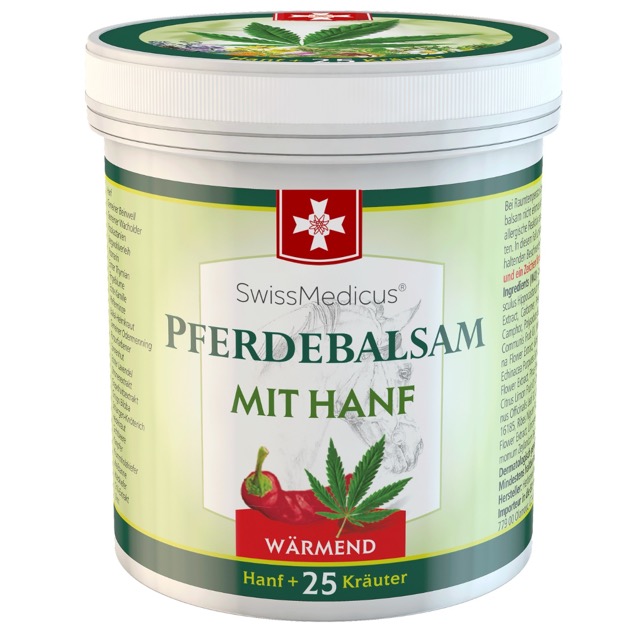 Unguent pentru cai cu cânepă Warm 500 ml