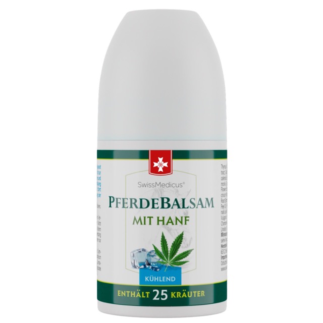 Unguent pentru cai cu cânepă de răcire ROLL-ON 90 ml