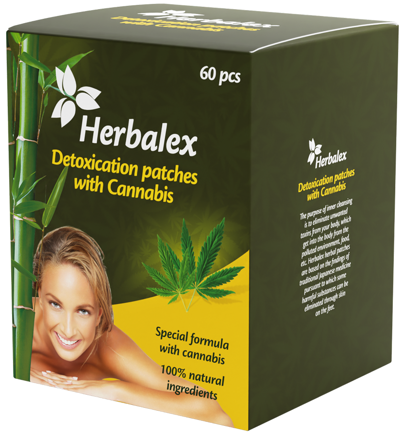 Plasturi de detoxifiere cu canabis 60 buc